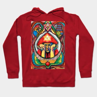 A Psychedelic Crowley Hoodie